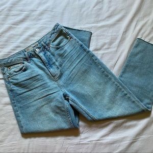 Topshop Moto Straight Jeans
